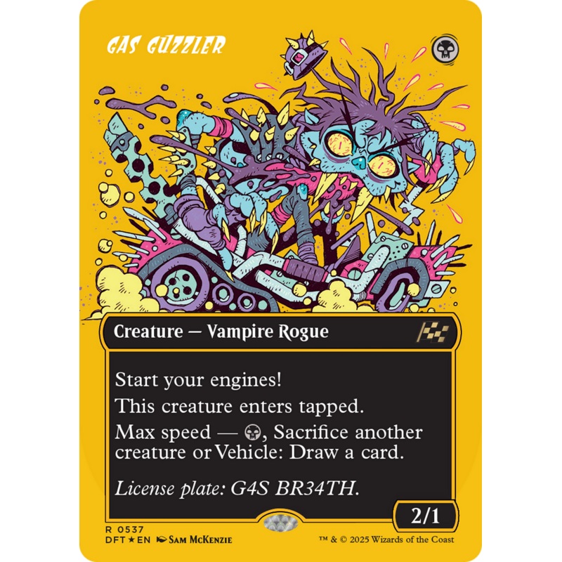 Gas Guzzler (Borderless) (First-Place Foil) [Aetherdrift]