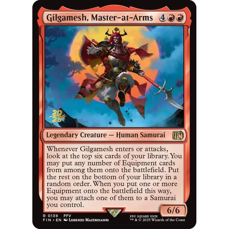 Gilgamesh, Master-at-Arms [FINAL FANTASY Prerelease Promo]