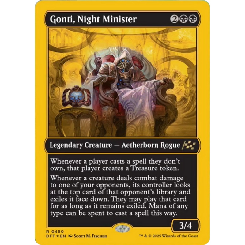 Gonti, Night Minister (First-Place Foil) [Aetherdrift]