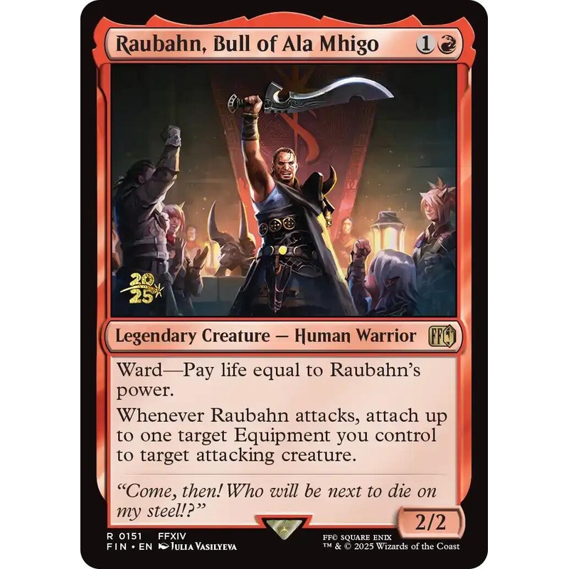Raubahn, Bull of Ala Mhigo [FINAL FANTASY Prerelease Promo]