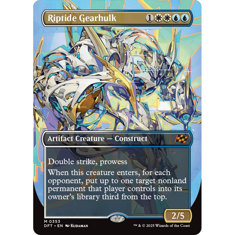 Riptide Gearhulk (Borderless) [Aetherdrift]