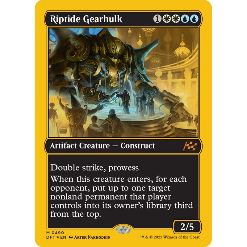 Riptide Gearhulk (First-Place Foil) [Aetherdrift]