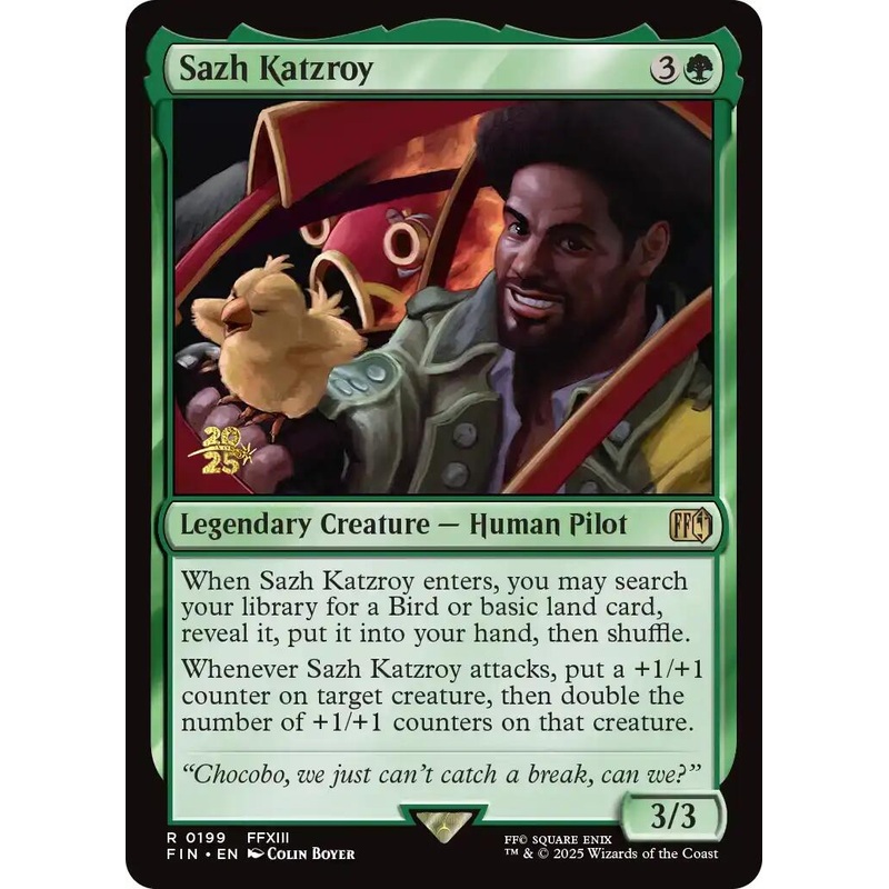 Sazh Katzroy [FINAL FANTASY Prerelease Promo]