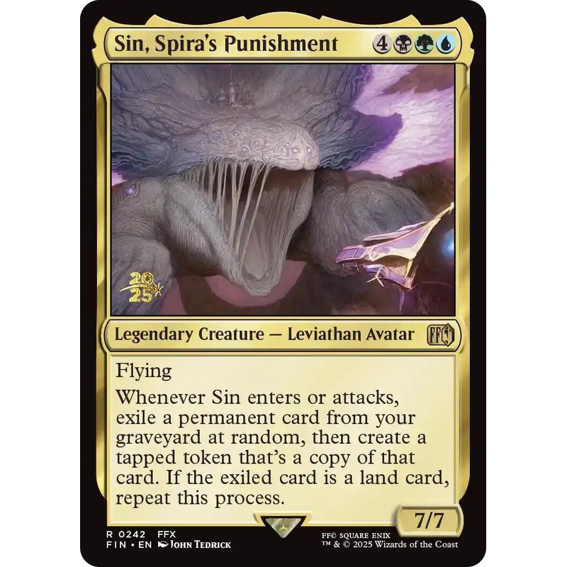 Sin, Spira's Punishment [FINAL FANTASY Prerelease Promo]