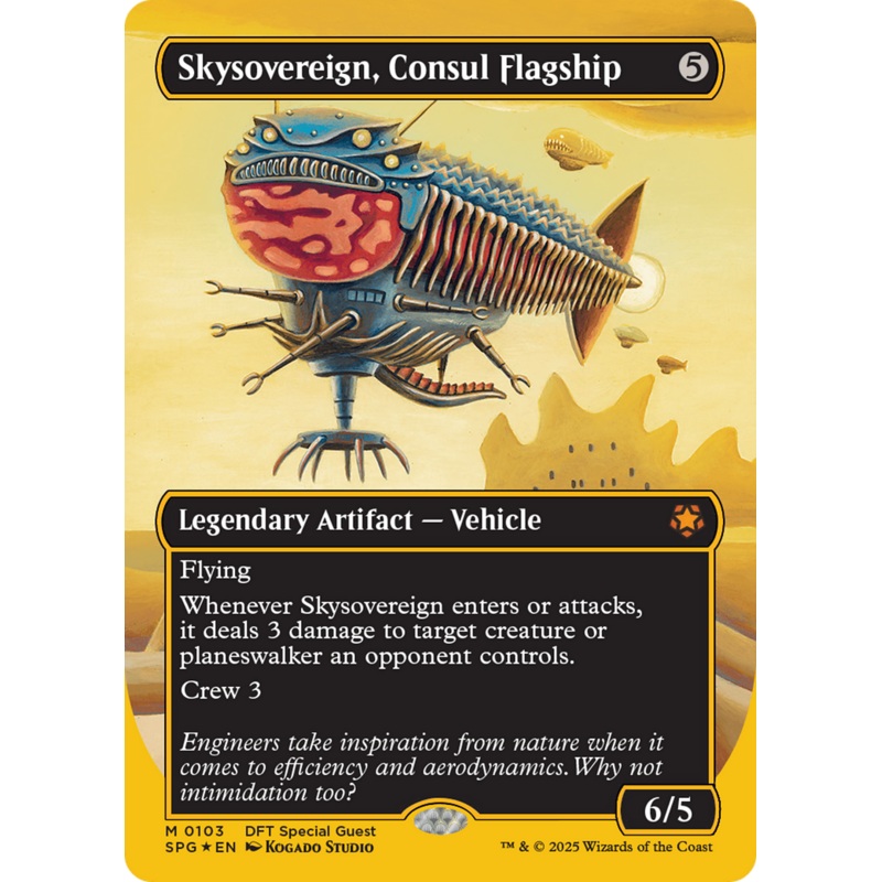 Skysovereign, Consul Flagship (First-Place Foil) [Aetherdrift Special Guests]