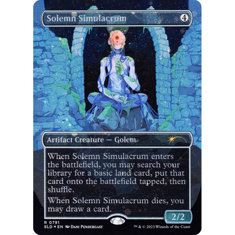Solemn Simulacrum (1725) (Rainbow Foil) [Secret Lair Drop Series]