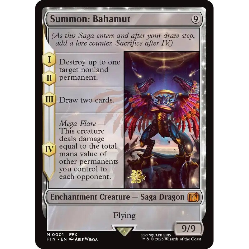 Summon: Bahamut [FINAL FANTASY Prerelease Promo]