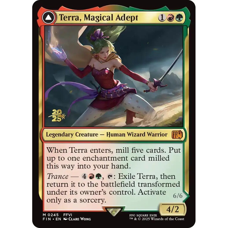 Terra, Magical Adept // Esper Terra [FINAL FANTASY Prerelease Promo]