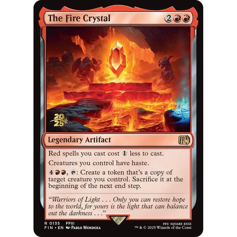 The Fire Crystal [FINAL FANTASY Prerelease Promo]