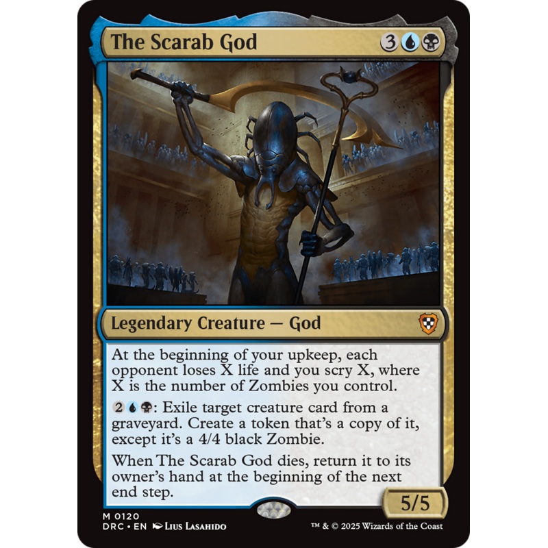 The Scarab God [Aetherdrift Commander]