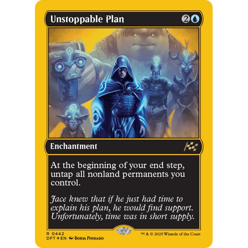 Unstoppable Plan (First-Place Foil) [Aetherdrift]