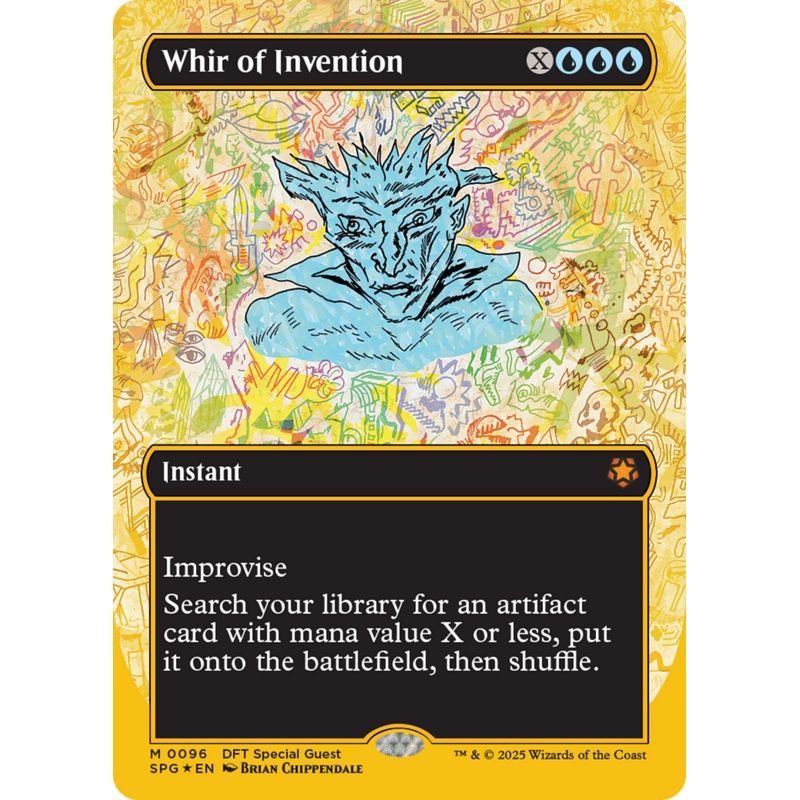 Whir of Invention (Borderless) (First-Place Foil) [Aetherdrift Special Guests]