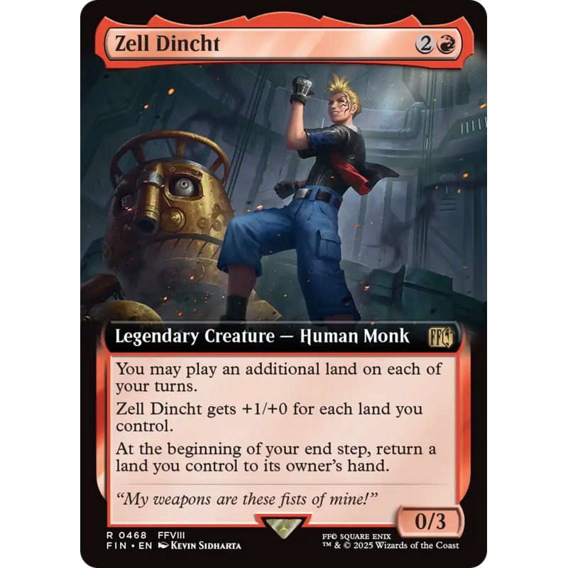 Zell Dincht (Extended Art) [FINAL FANTASY]