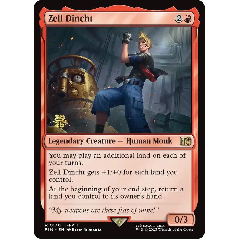 Zell Dincht [FINAL FANTASY Prerelease Promo]