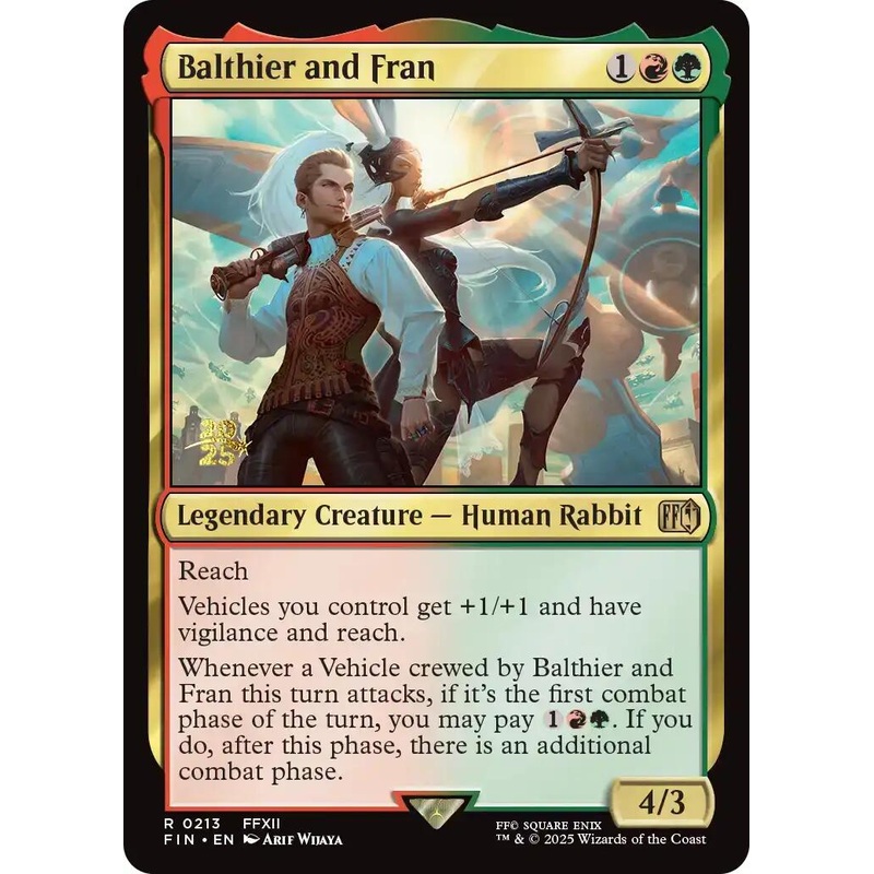 Balthier and Fran [FINAL FANTASY Prerelease Promo]