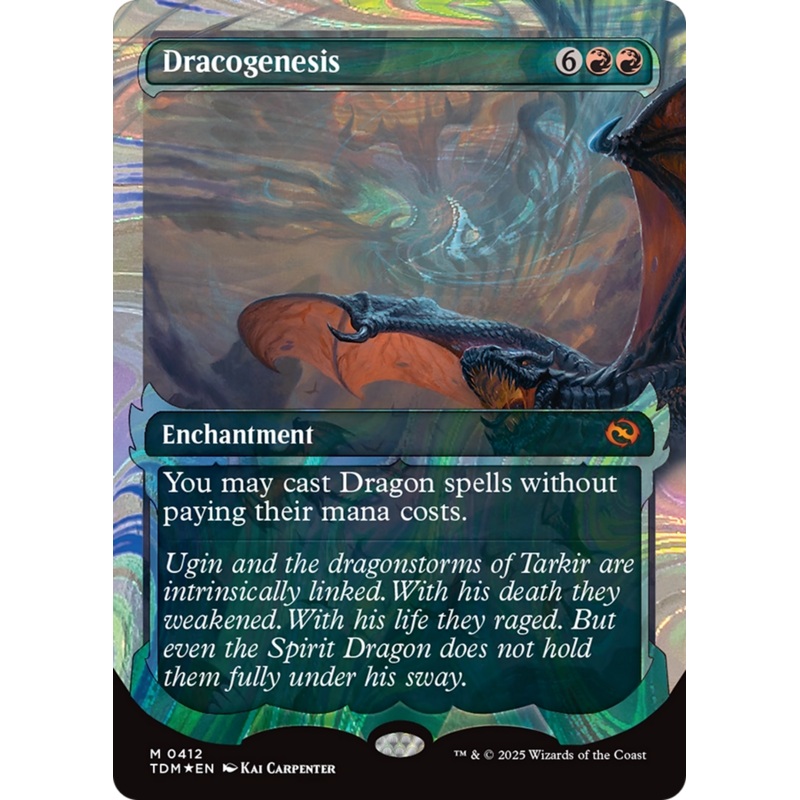 Dracogenesis (0412) (Showcase) (Halo Foil) [Tarkir: Dragonstorm]