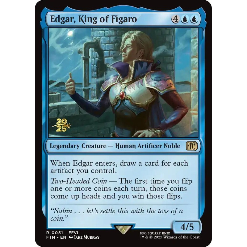 Edgar, King of Figaro [FINAL FANTASY Prerelease Promo]