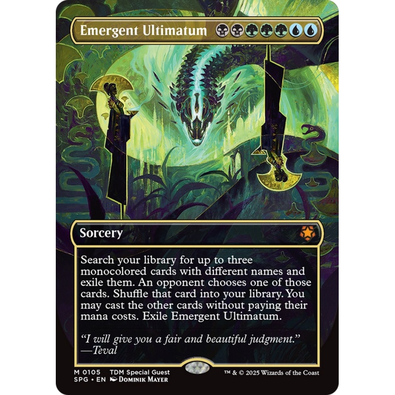 Emergent Ultimatum (Borderless) [Tarkir: Dragonstorm Special Guests]
