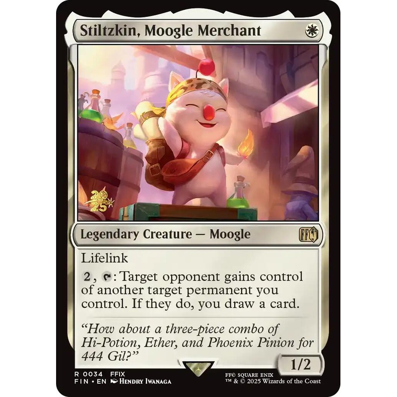 Stiltzkin, Moogle Merchant [FINAL FANTASY Prerelease Promo]