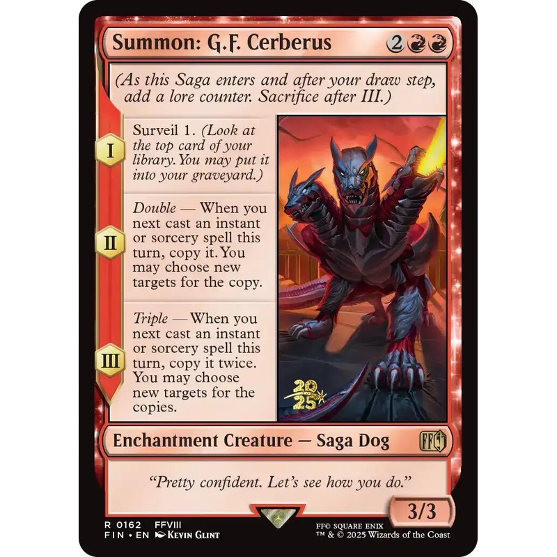 Summon: G.F. Cerberus [FINAL FANTASY Prerelease Promo]