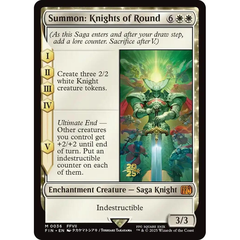 Summon: Knights of Round [FINAL FANTASY Prerelease Promo]