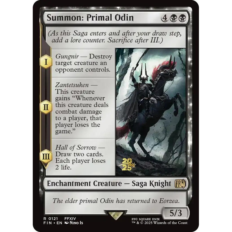Summon: Primal Odin [FINAL FANTASY Prerelease Promo]
