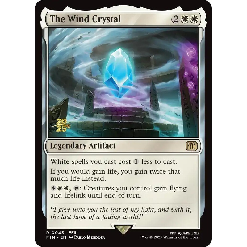 The Wind Crystal [FINAL FANTASY Prerelease Promo]