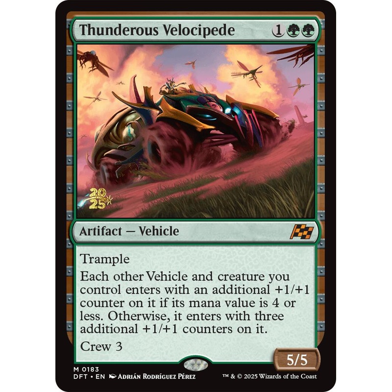 Thunderous Velocipede [Aetherdrift Prerelease Promos]
