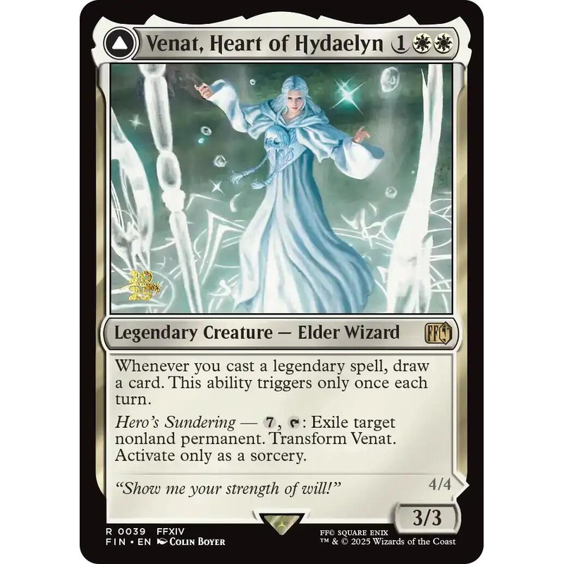 Venat, Heart of Hydaelyn // Hydaelyn, the Mothercrystal [FINAL FANTASY Prerelease Promo]