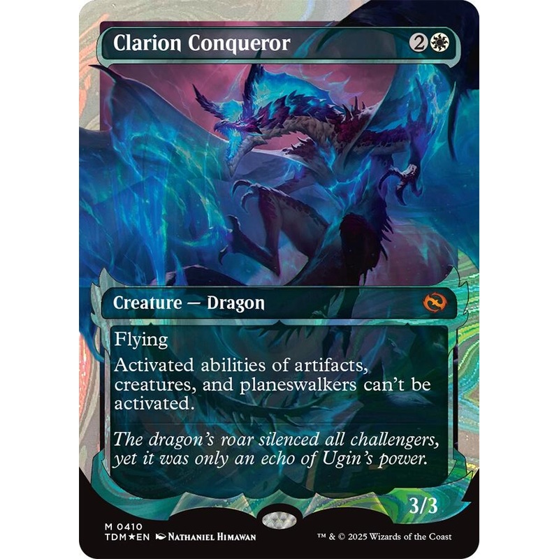 Clarion Conqueror (Showcase) (Halo Foil) [Tarkir: Dragonstorm]
