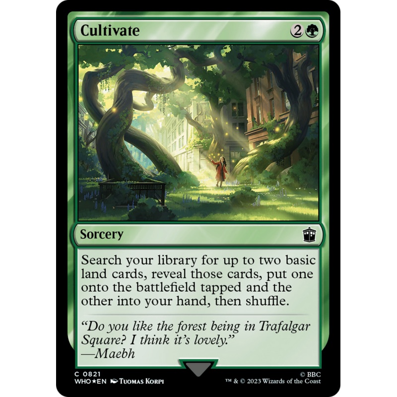 Cultivate (Surge Foil) [Doctor Who]