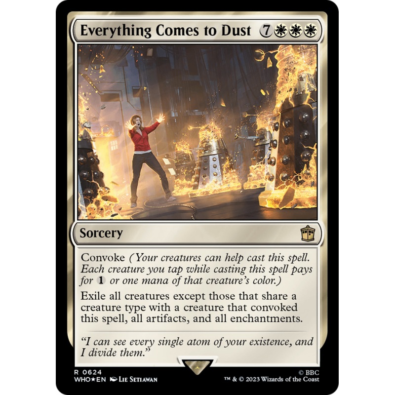 Everything Comes to Dust (Surge Foil) [Doctor Who]
