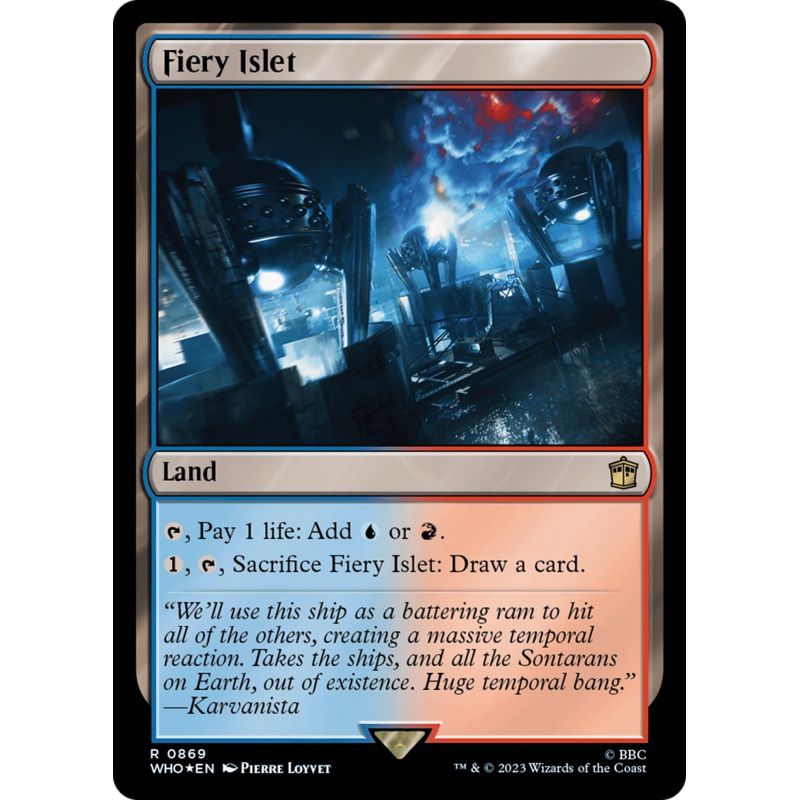 Fiery Islet (Surge Foil) [Doctor Who]