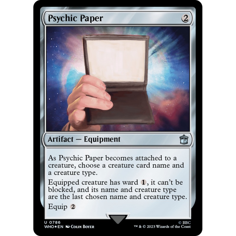Psychic Paper (Surge Foil) [Doctor Who]