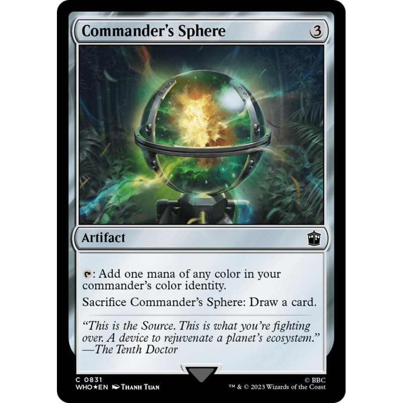 Commander's Sphere (Surge Foil) [Doctor Who]