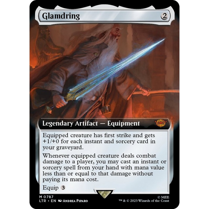 Glamdring (Extended Art) (Surge Foil) [The Lord of the Rings: Tales of Middle-Earth]