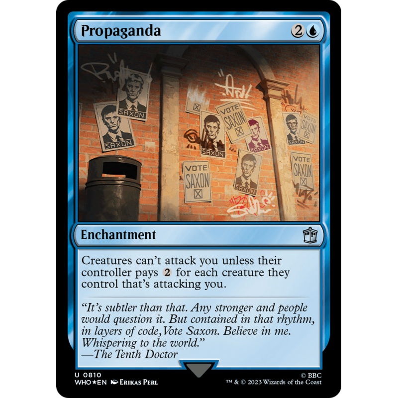 Propaganda (Surge Foil) [Doctor Who]
