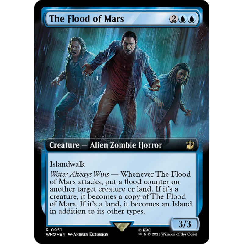 The Flood of Mars (Extended Art) (Surge Foil) [Doctor Who]