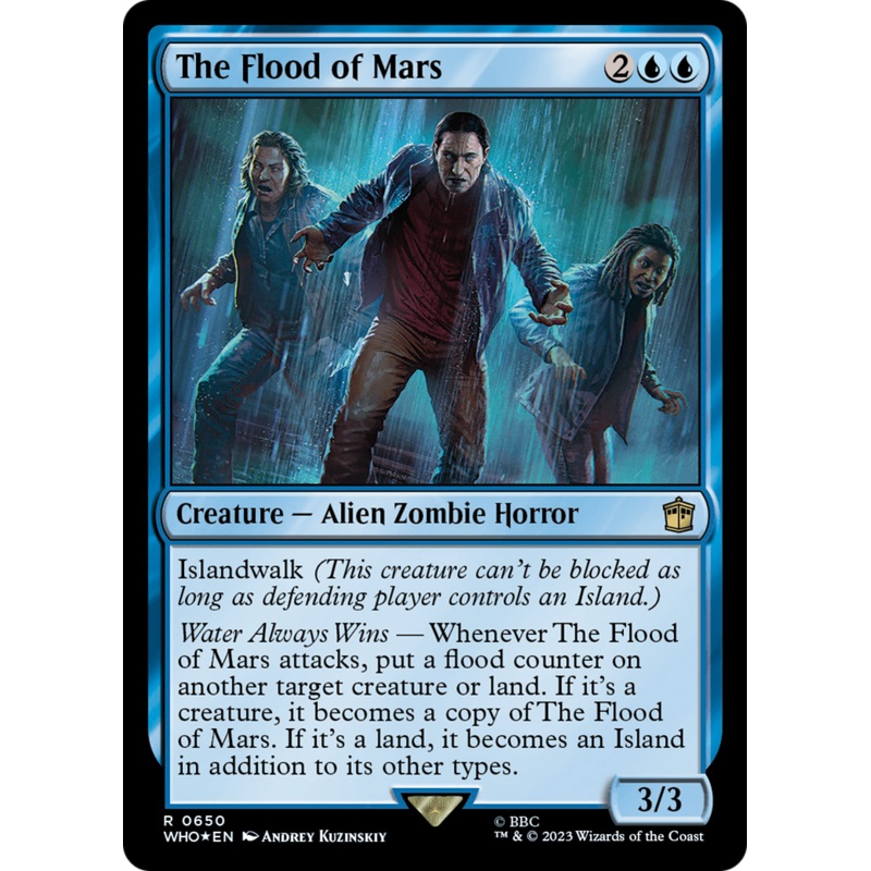 The Flood of Mars (Surge Foil) [Doctor Who]