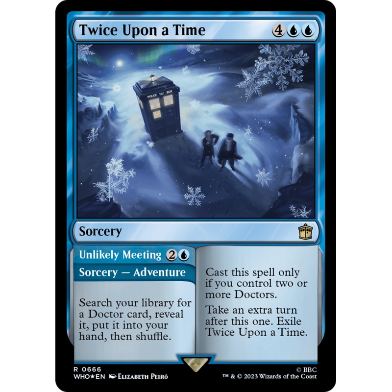 Twice Upon a Time // Unlikely Meeting (Surge Foil) [Doctor Who]