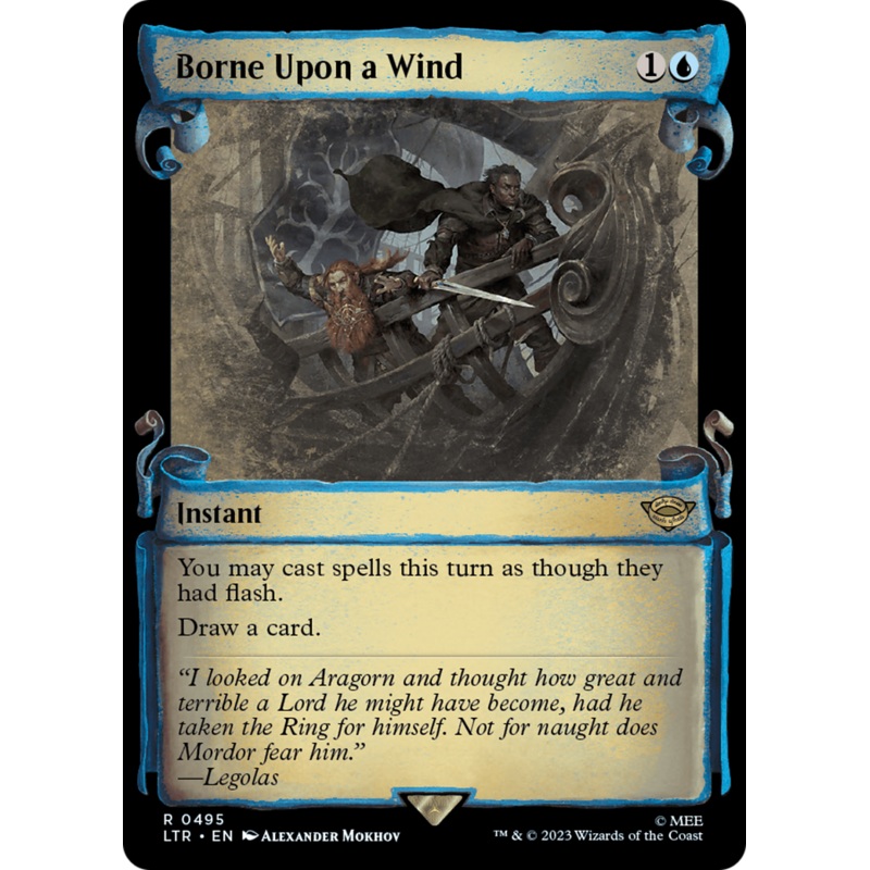 Borne Upon a Wind [The Lord of the Rings: Tales of Middle-Earth Showcase Scrolls]
