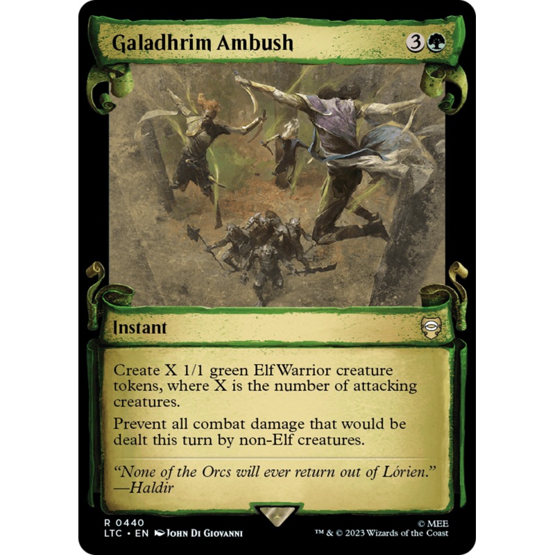 Galadhrim Ambush [The Lord of the Rings: Tales of Middle-Earth Commander Showcase Scrolls]