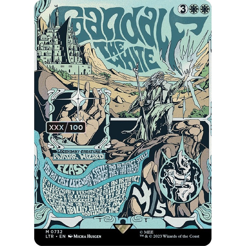 Gandalf the White (Borderless Poster) (Serialized) [The Lord of the Rings: Tales of Middle-Earth]