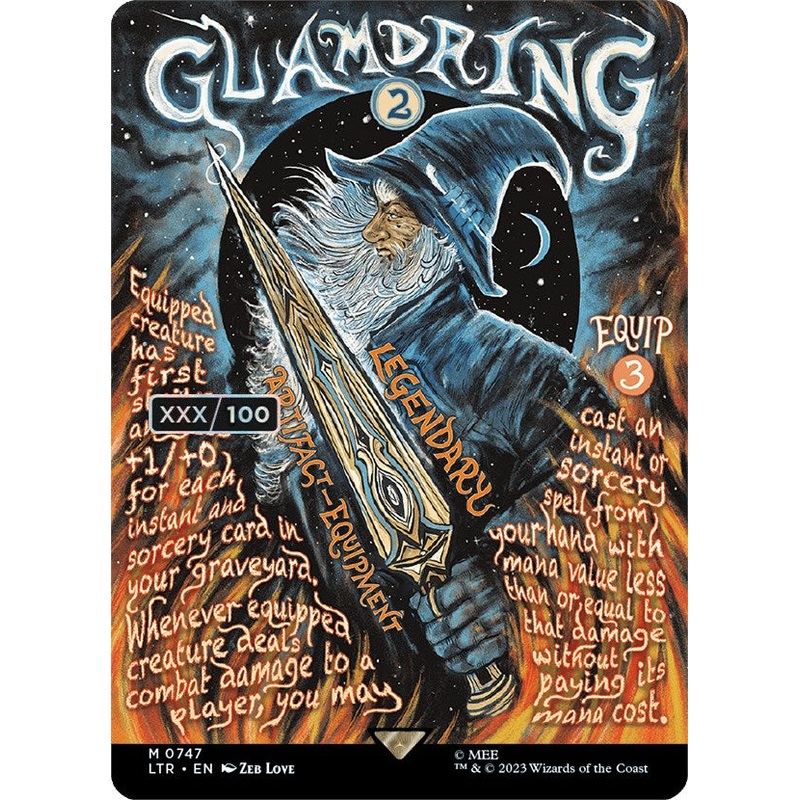 Glamdring (Borderless Poster) (Serialized) [The Lord of the Rings: Tales of Middle-Earth]