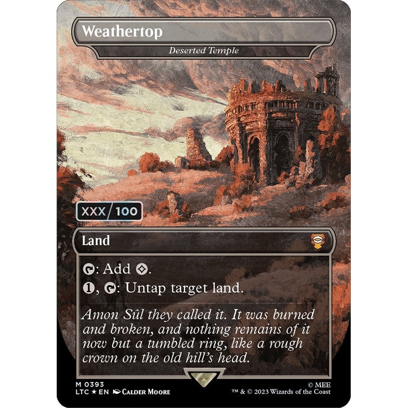 Weathertop - Deserted Temple (Serialized) [The Lord of the Rings: Tales of Middle-Earth Commander]