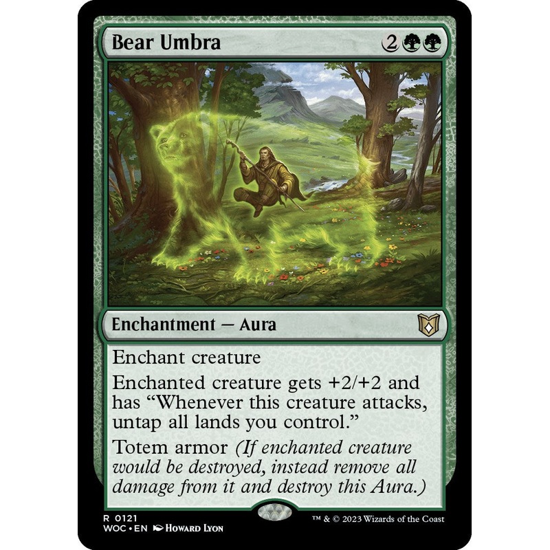 Bear Umbra [Wilds of Eldraine Commander]