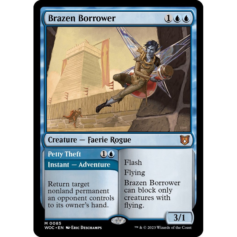 Brazen Borrower // Petty Theft [Wilds of Eldraine Commander]