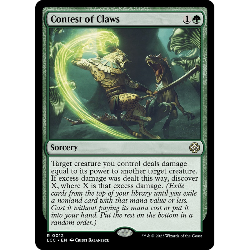Contest of Claws [The Lost Caverns of Ixalan Commander]