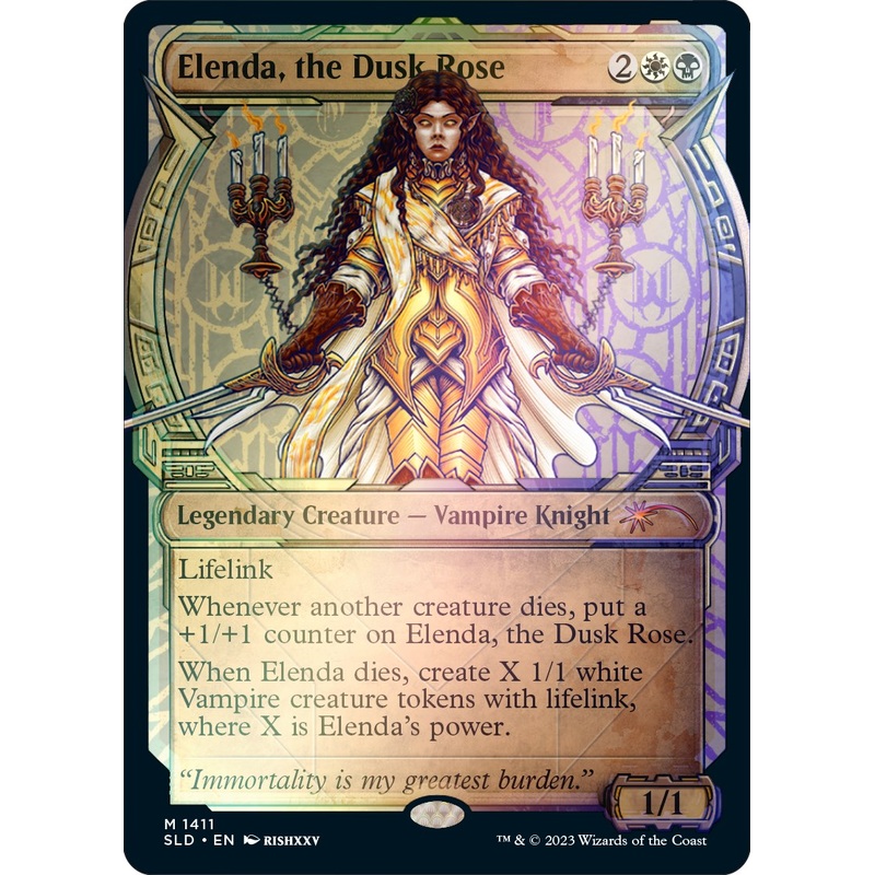 Elenda, the Dusk Rose (Rainbow Foil) [Secret Lair Drop Series]