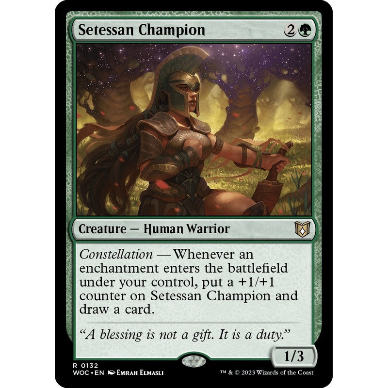Setessan Champion [Wilds of Eldraine Commander]